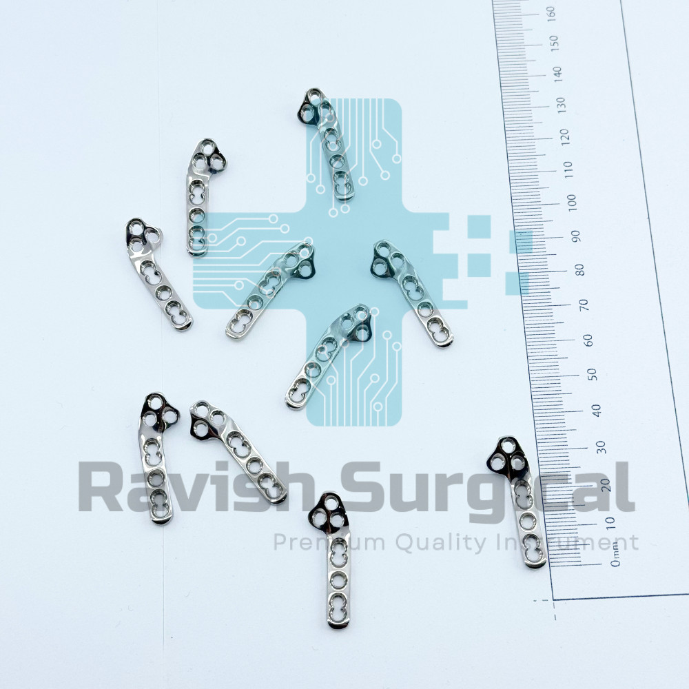 1.5mm TPLO Plates Set Pair Stainless Steel 316L VOI Style Locking Ortho Implants