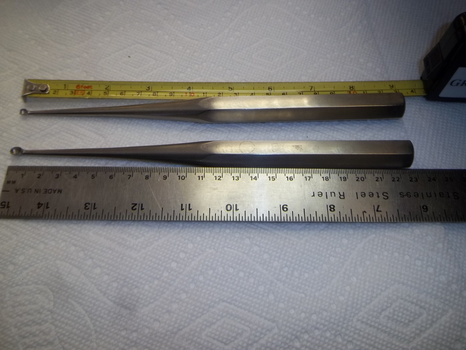 2 Bone Curettes 9in Length (med-14)
