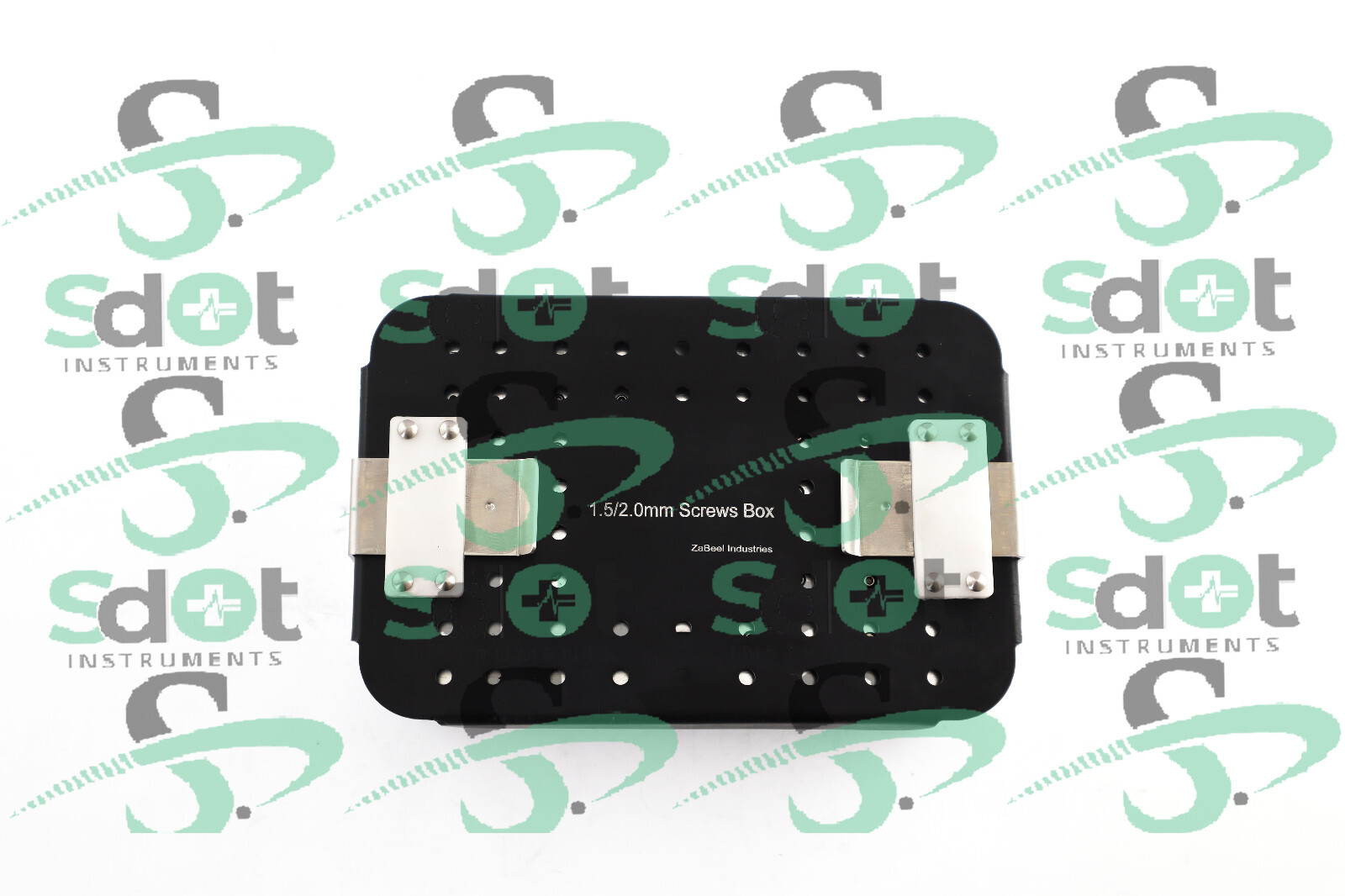 1.5mm, 2.0mm Cortical & Locking Screws Box, Rack, Sterilization Case Almunium ZI