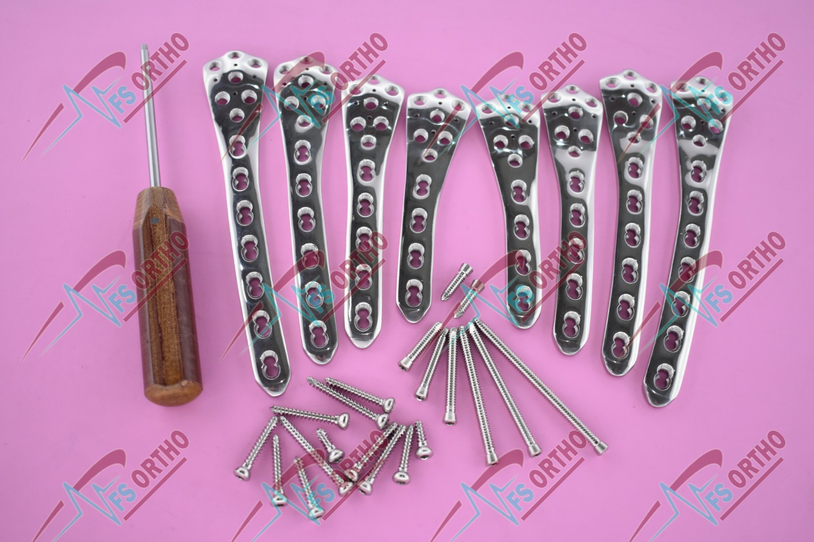 Distäl Femür Locking 6,8,,10 & 12 Holes L& R Plate with screw 100 pc SS 316L