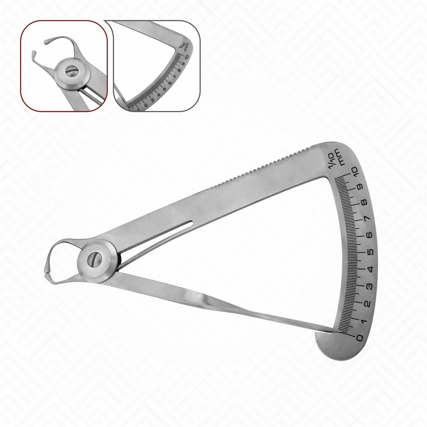 IWANSON Caliper for Metal, Scale 1-10
