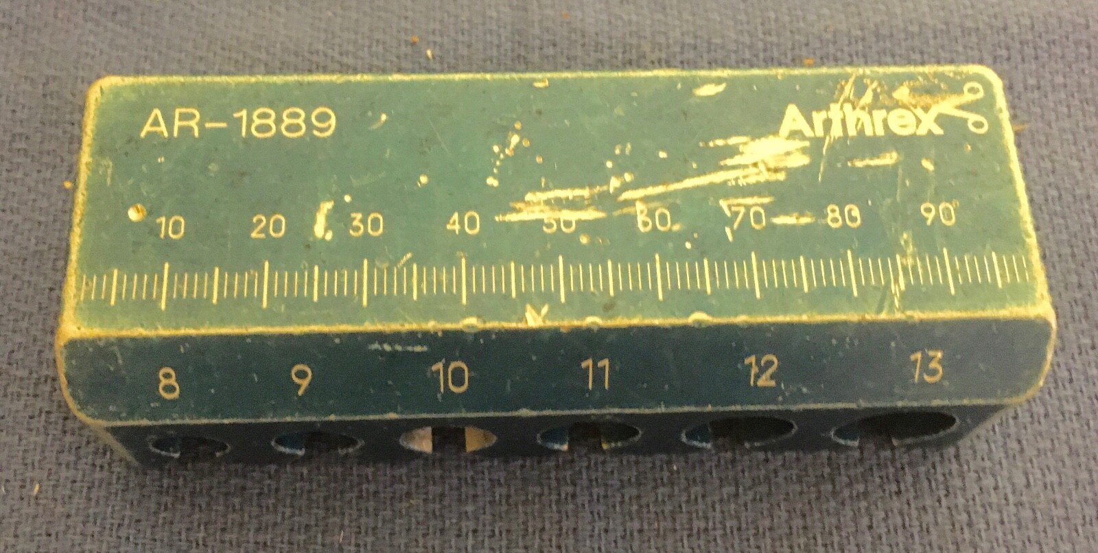 Arthrex AR-1889 Graft sizing block. Good condition, guaranteed.
