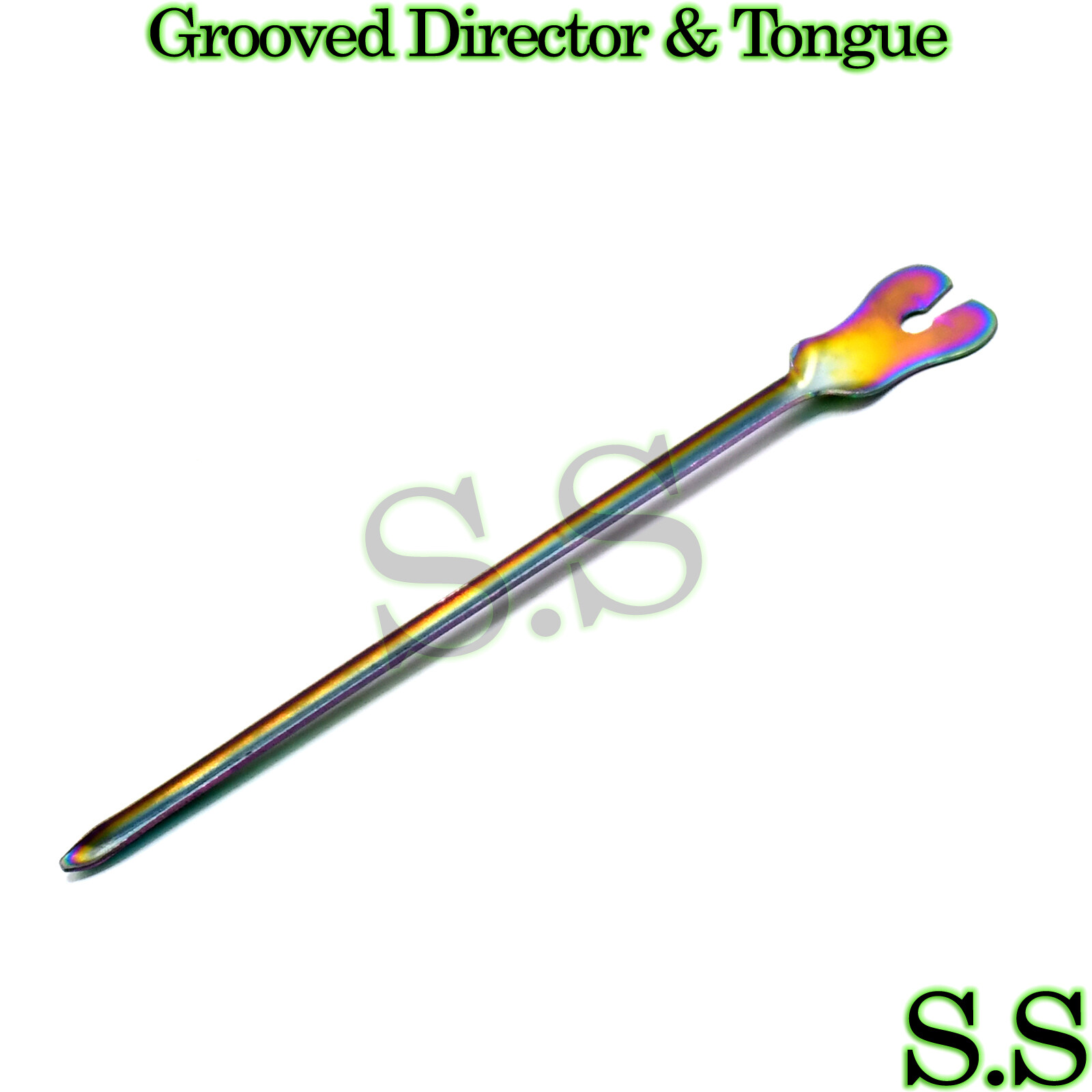 Grooved Director & Tongue Tie 5.5″ Surgical Instruments Multi Color