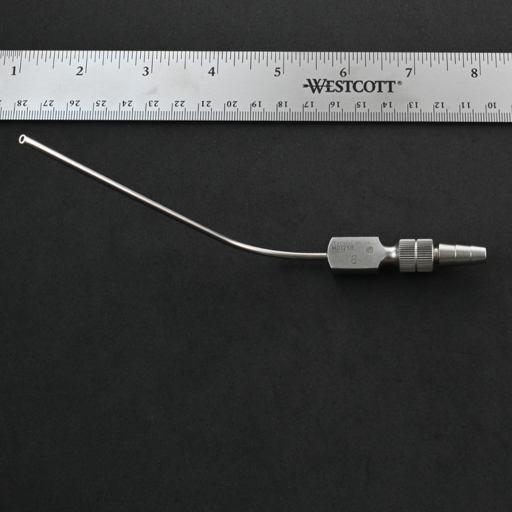 Aesculap MD125R Frazier Suction Tube 7 Fr 4 1/4 in Surgical Instrument