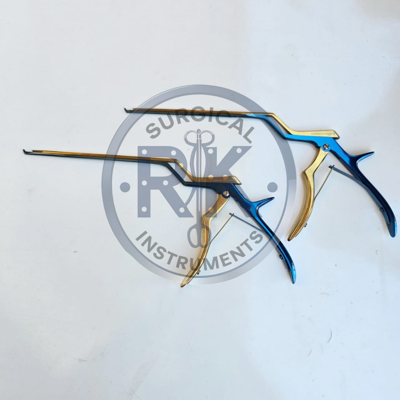 Kerrison Bayonet Bone Spine Rongeur, German Orthopedic Instruments Set of 5 PCs