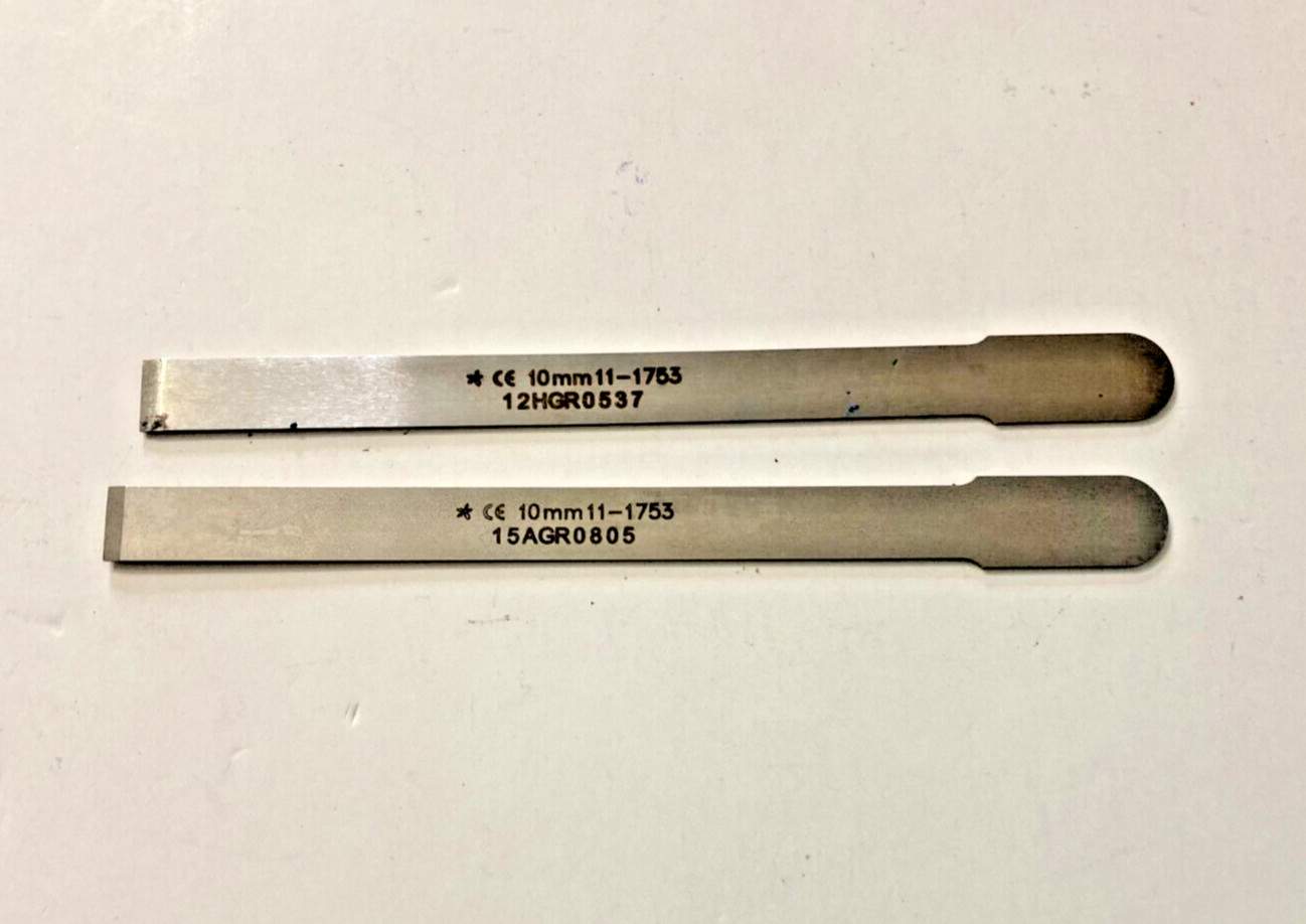 Lot Of 2 Cut Edge Osteotome Reuseable Orthopedic Instruments