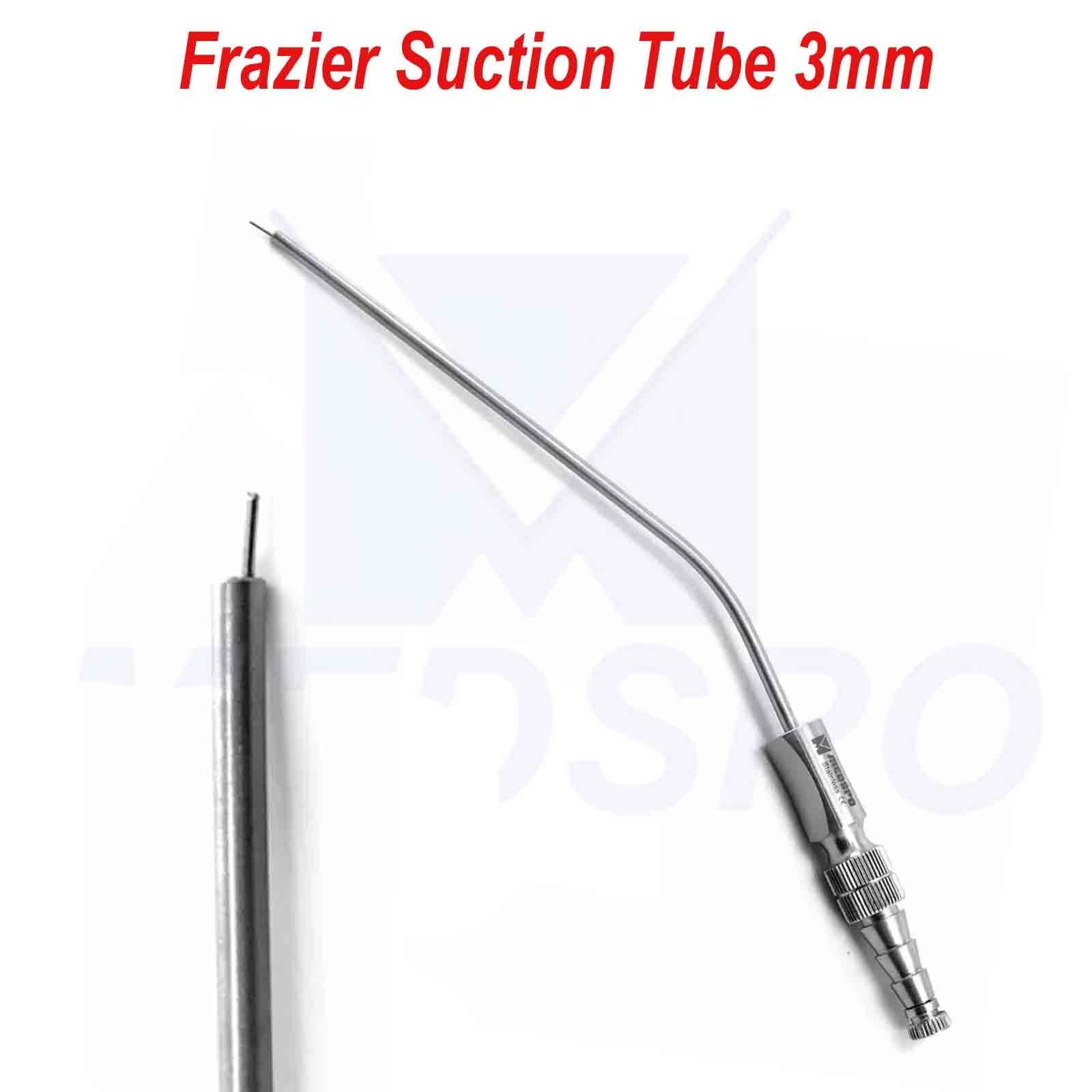 Medical Diagnostic Frazier Suction Tube 3mm Cleaning Aspirator Surgical Tools