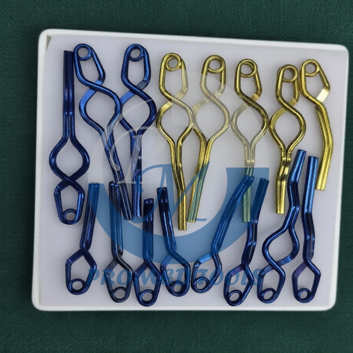 Aneurysm Clips Neurosurgery 16 Pcs Set Titanium Premium Quality Clips