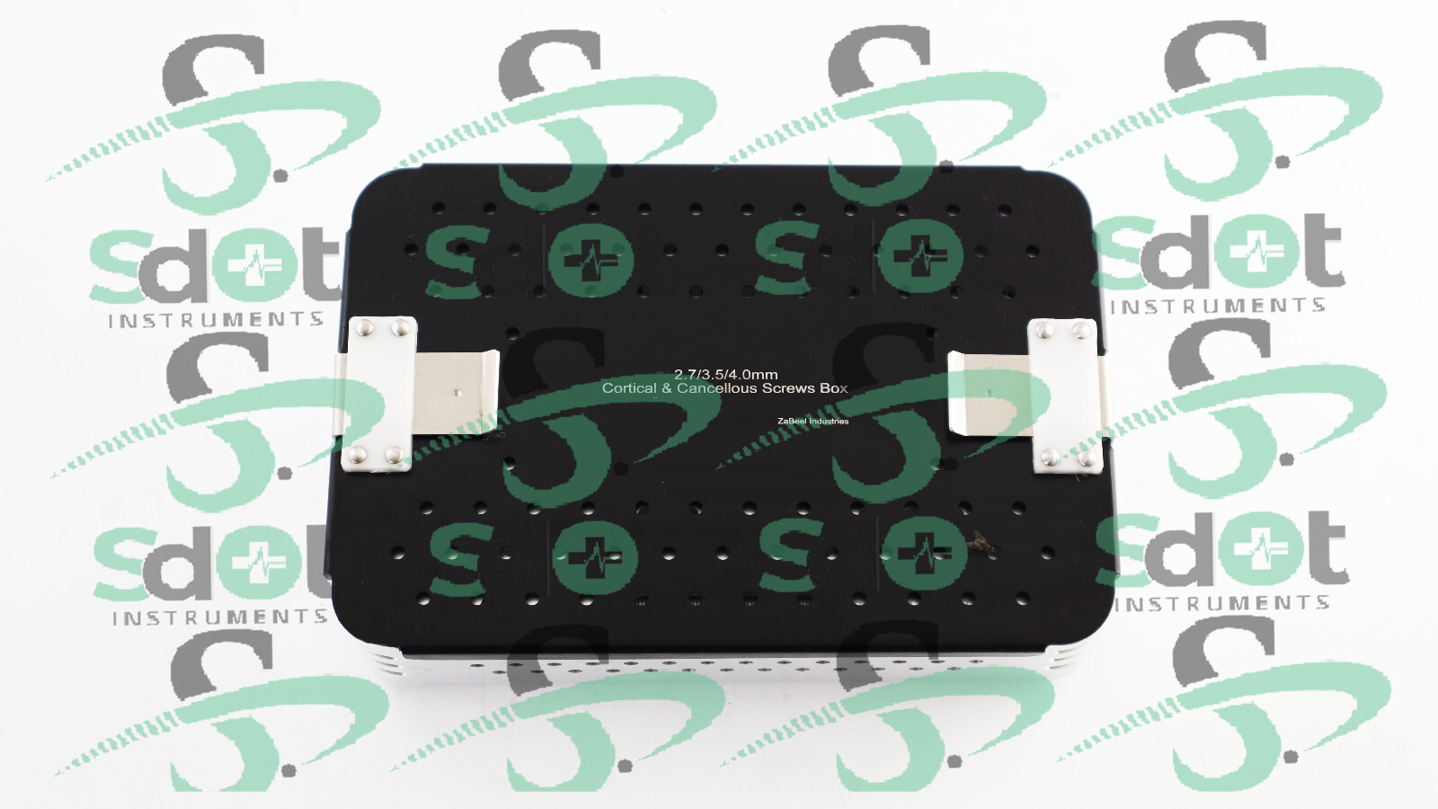 2.7mm, 3.5mm Cortical & 4.0mm Screws Box, Rack, Sterilization Case Almunium SI