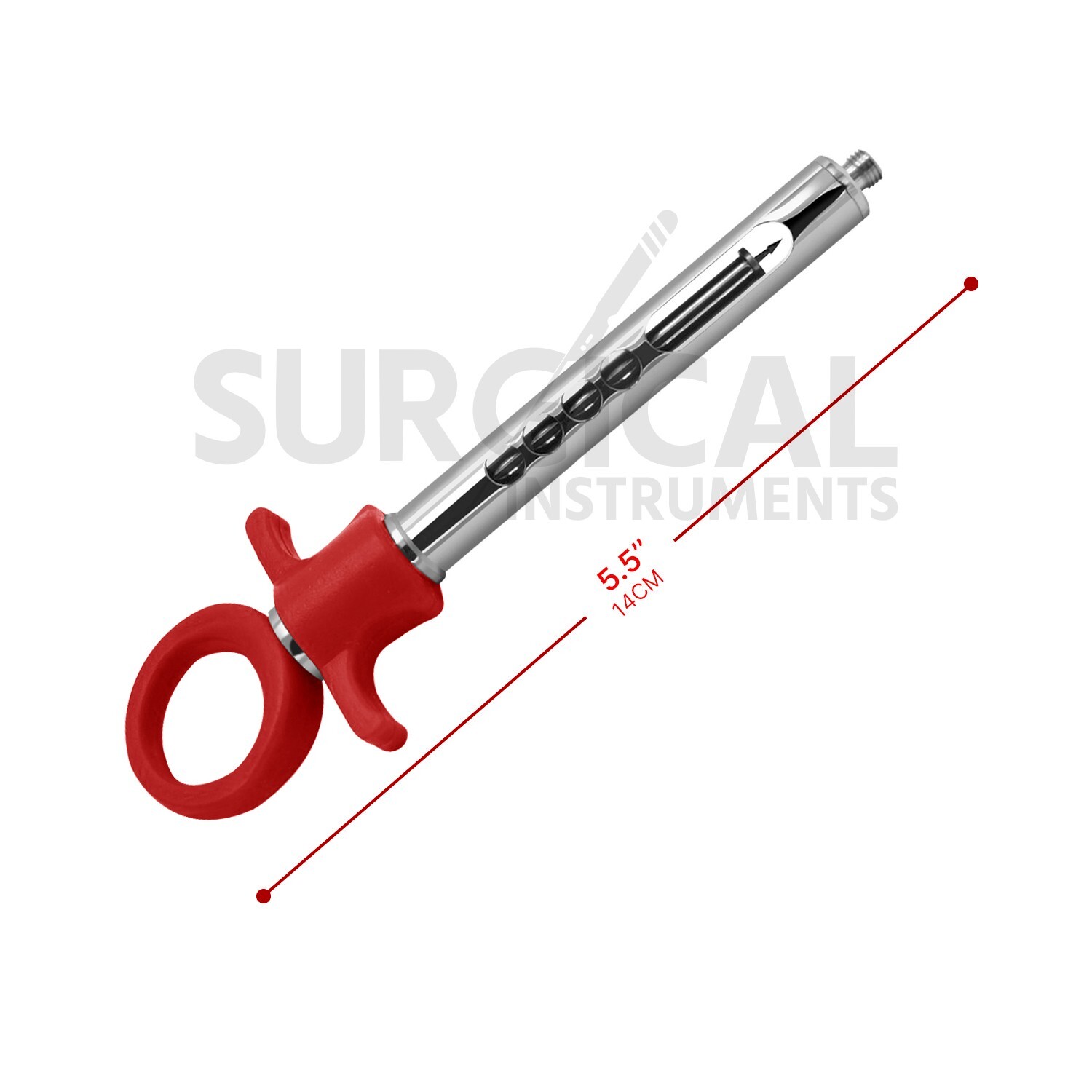 3 Dental Anesthetic Syringes 1.8ml Cartridge Auto Passive Red Handle German Gr