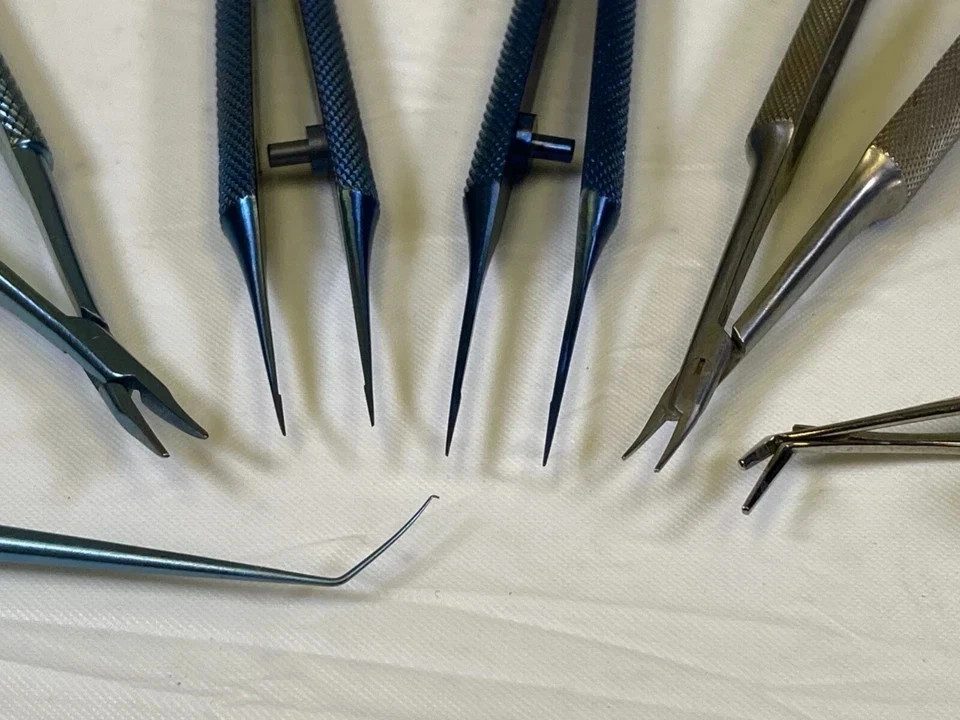 6 Piece Storz Katena Trabeculectomy Instrument Set Extras w/ Sterilization Case
