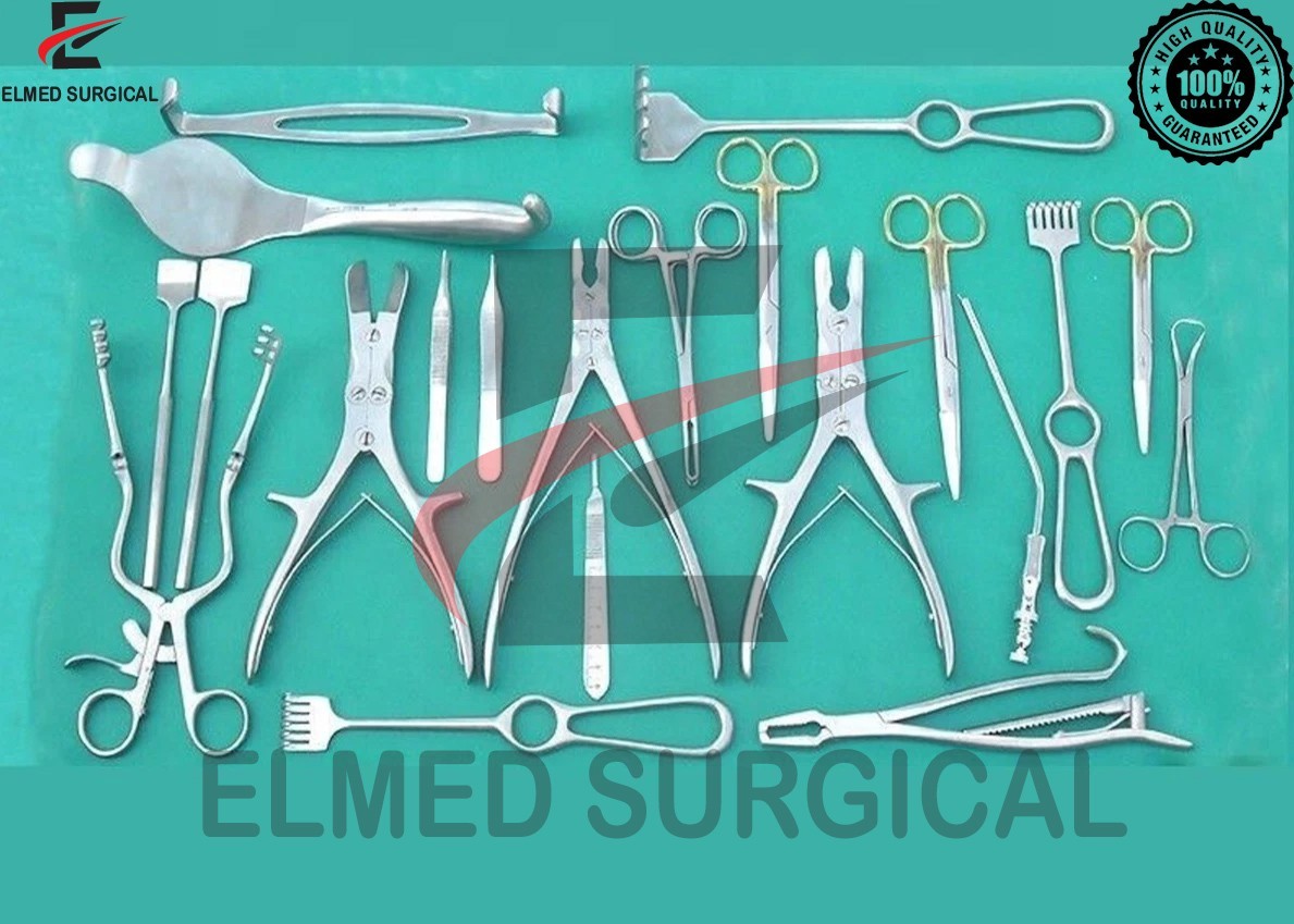 New Basic Major Orthopedic Set Surgical Instruments Stainless Steel
