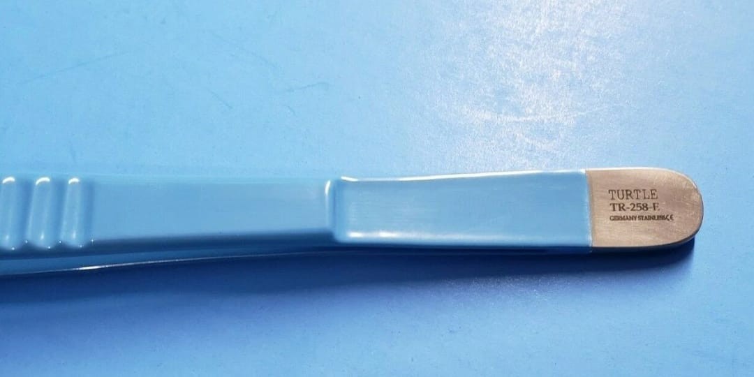 TR-258-E Debakey Tissue Forceps 9.5″ Blue Insulated 2mm Tip (Premium Quality)