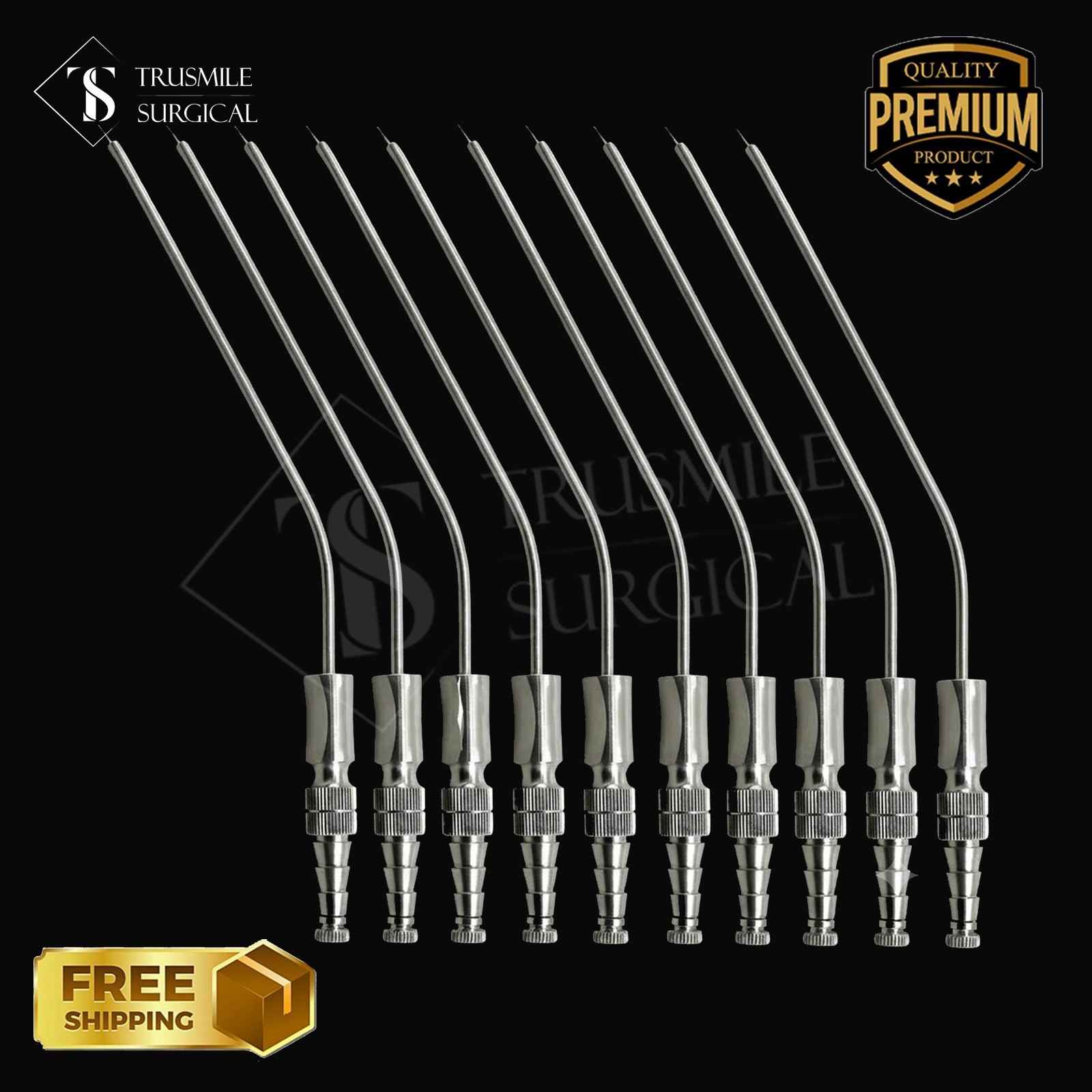 Frazier Suction Tube With Atraumatic Tip Surgical Instruments Set of 10 Pieces