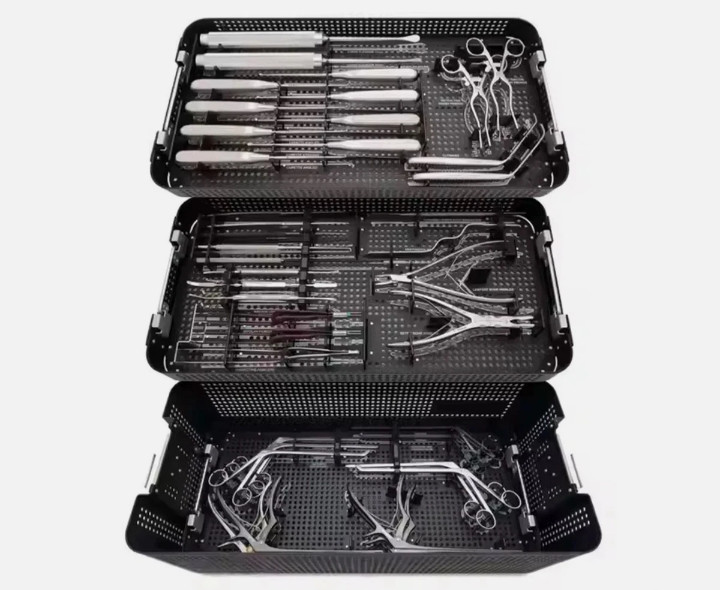 Lumbar spine surgery set Orthopedic Instrument Set With Alminum Box A+Quality