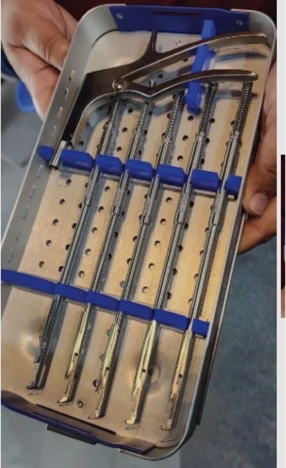 Spine Surgery Rongeur Interlaminar Spine Endoscopic Bite Size 1 to 5mm Set