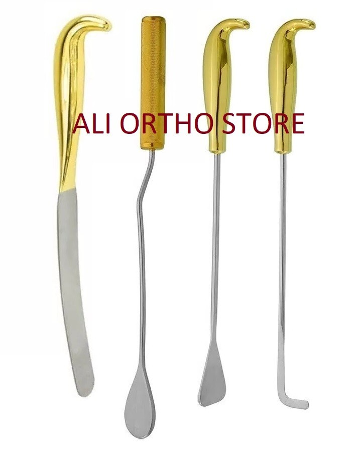 Breast Dissector MacCollum Dingman Dissector Spatula Set of 4 pcs Japanese Steel