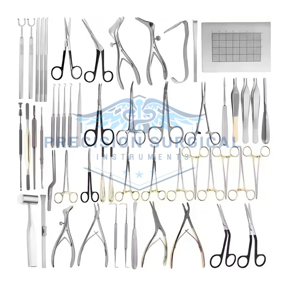 Nasal Instruments Set 53 Pcs Medical Nose Surgery ENT