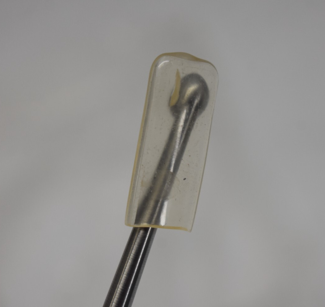 Aesculap Ref MD223R Cervical Cur 2 STR 253mm Blue 24002486 Stainless Steel