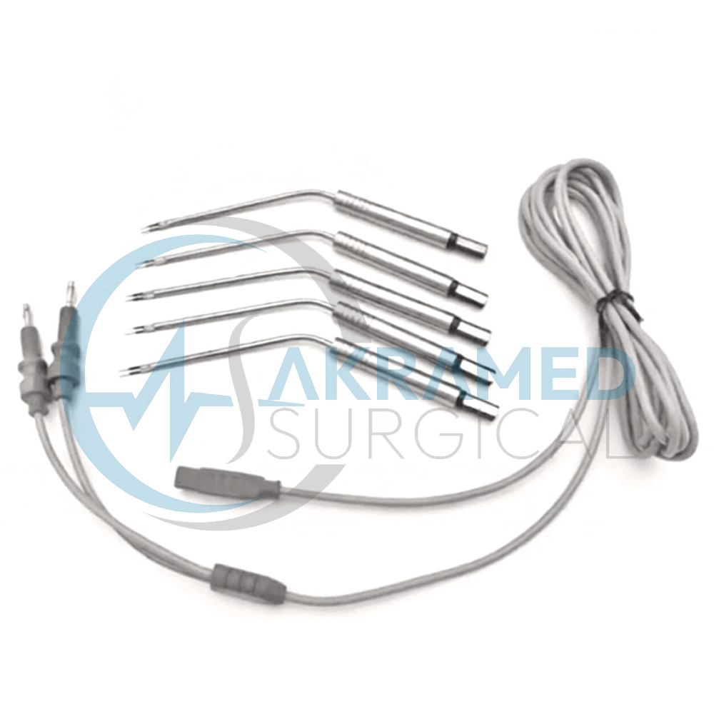 ENT Bipolar Electrodes Set Electro Surgical instruments