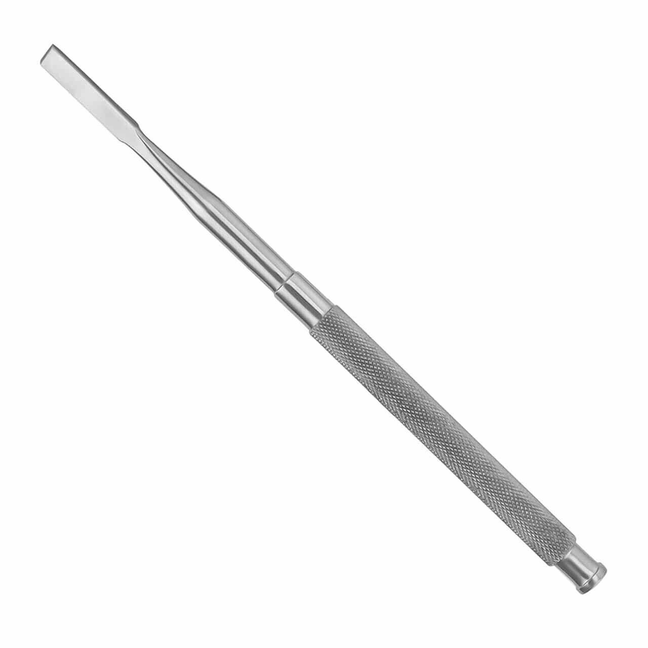 Gardner Bone Chisel 1, Straight, Single-Bevel, 3 mm Wide Blade, Stainless Steel