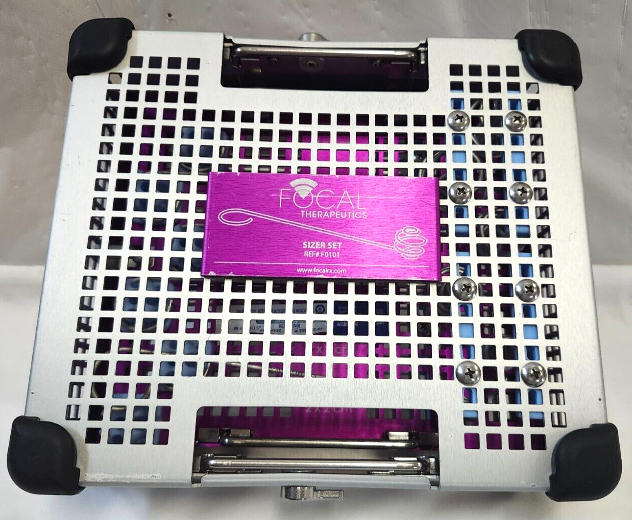 Nice FOCAL F0101 Therapeutics Sizer Set w/ Sterilization Case