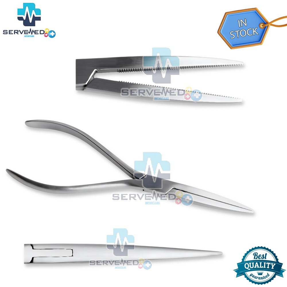 7″ Extra Long Straight Needle Nose Pliers Long Jaw Surgical German Grade