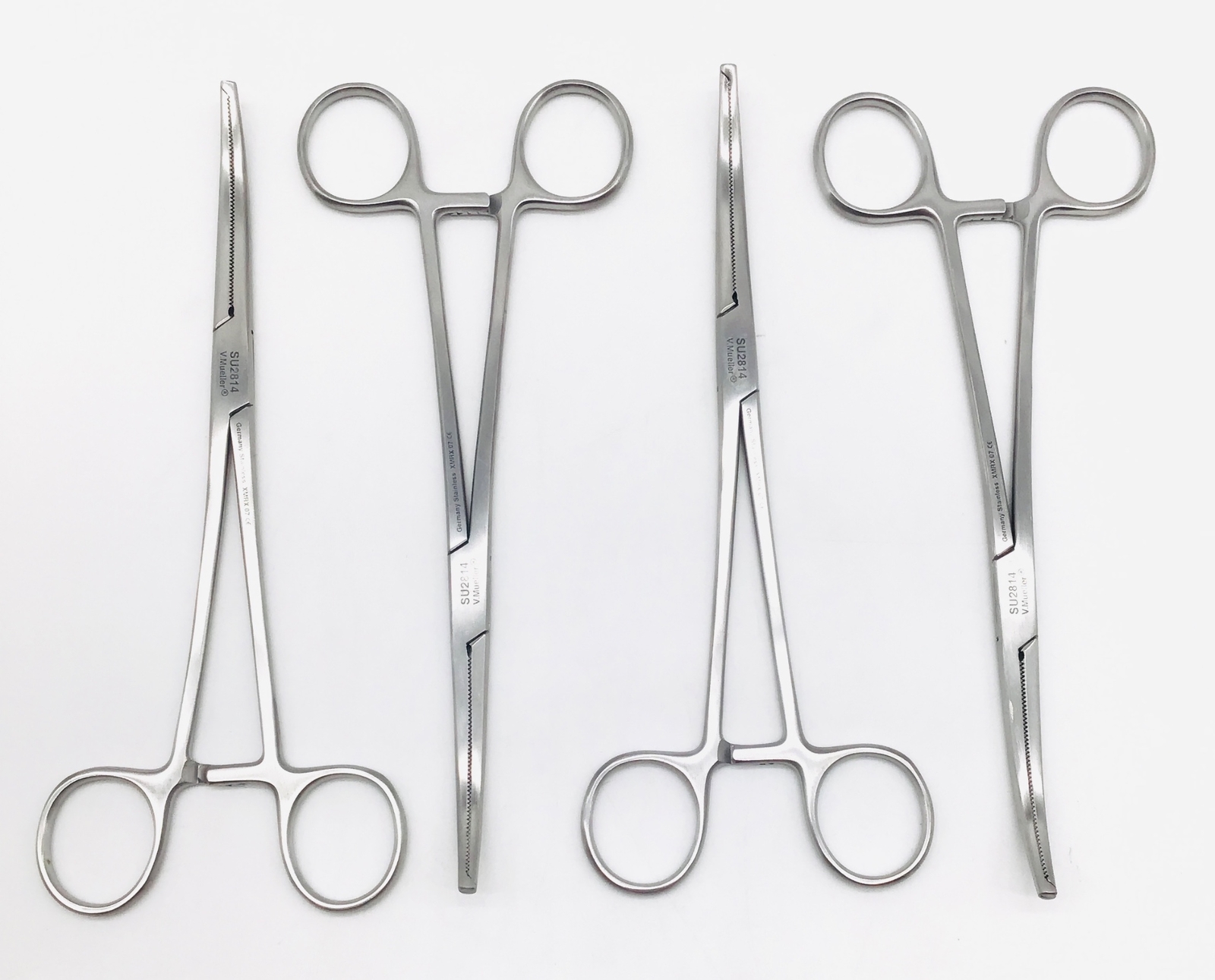 V. Mueller SU2814 Ochsner Forceps Curved 8″ – LOT of 4