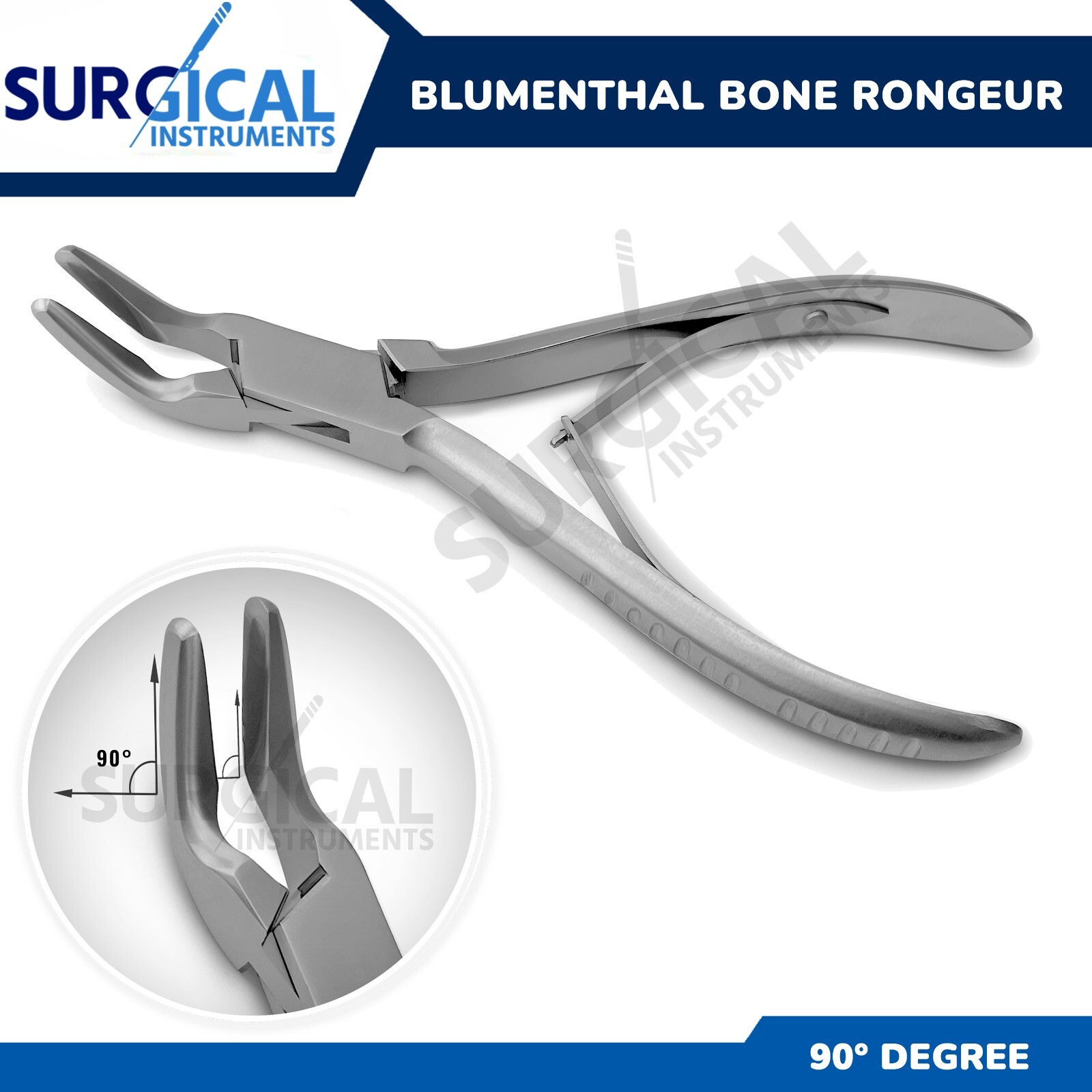 Blumenthal Bone Rongeur 90 Degree 6″ Surgical Dental Instruments German Grade