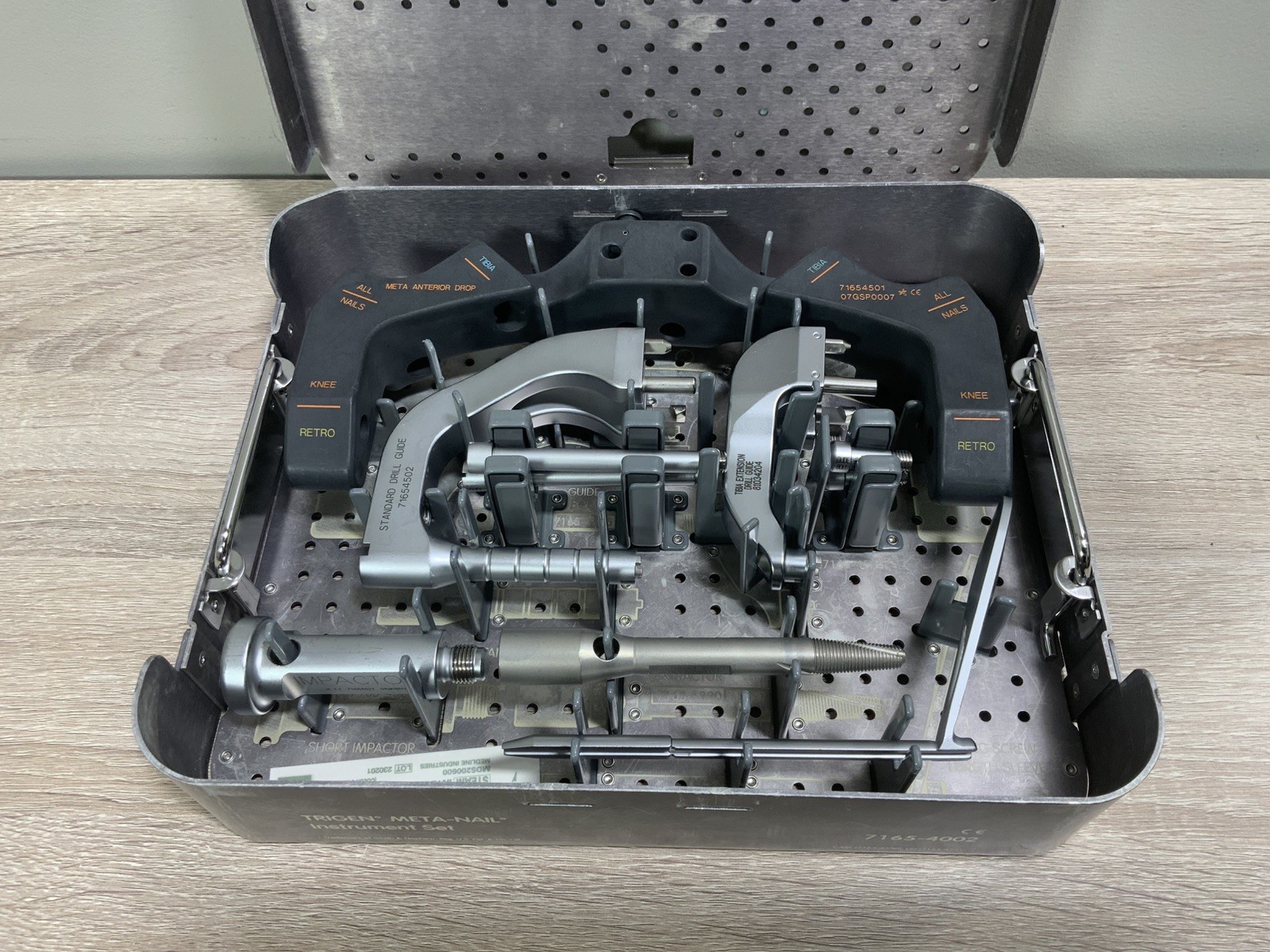Smith & Nephew Trigen Meta-Nail Instrument Set 7165-4002 — Complete