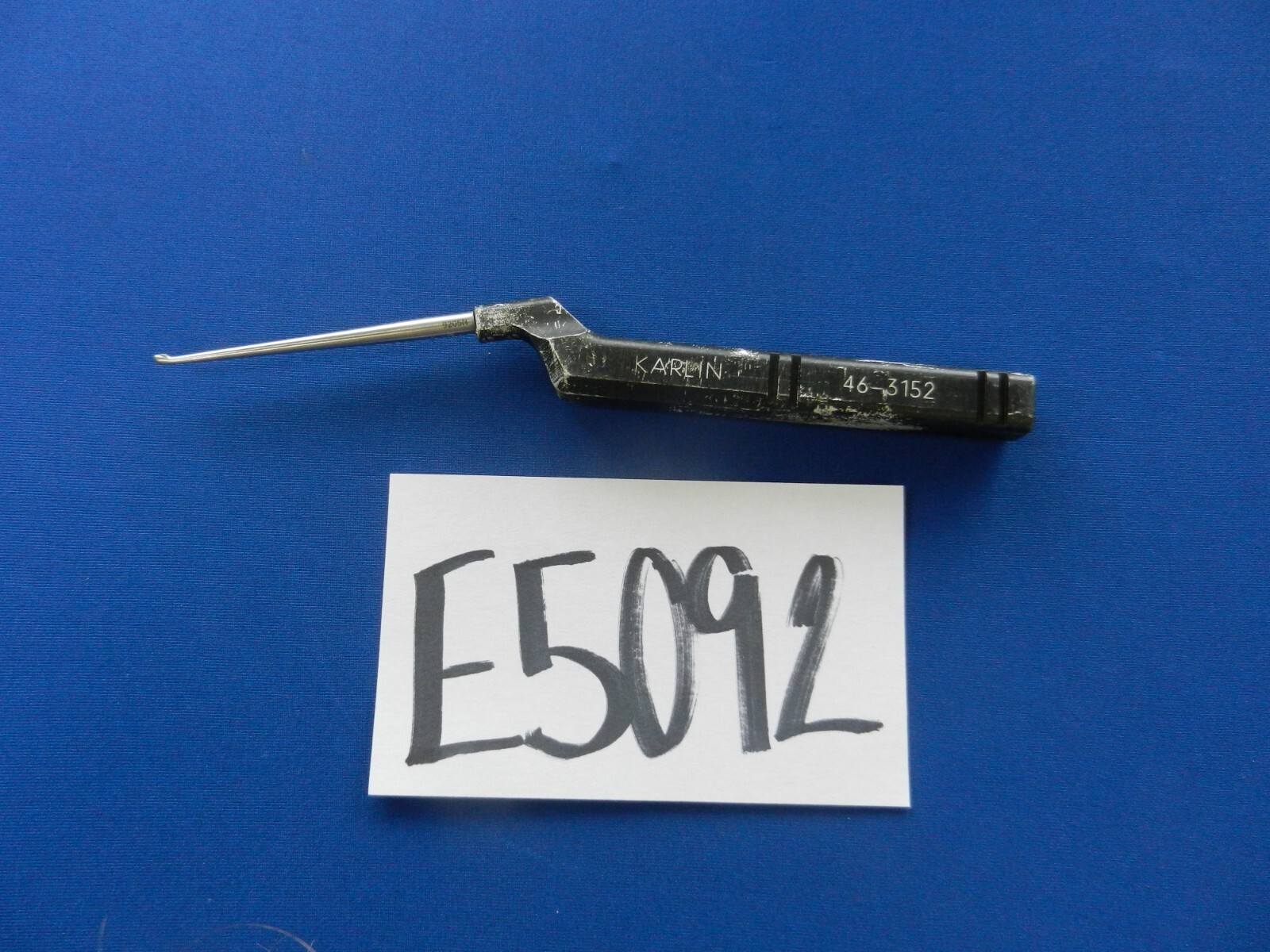 E5092 Codman 46-3152 Karlin Straight Forward Curette Size 00