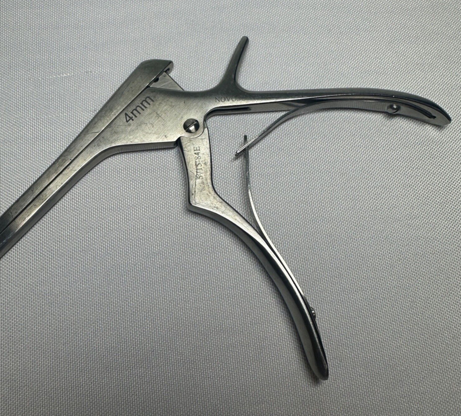 Novosurgical 5715-84E Laminectomy Kerrison Rongeur 4mm X 40° Up Neurology