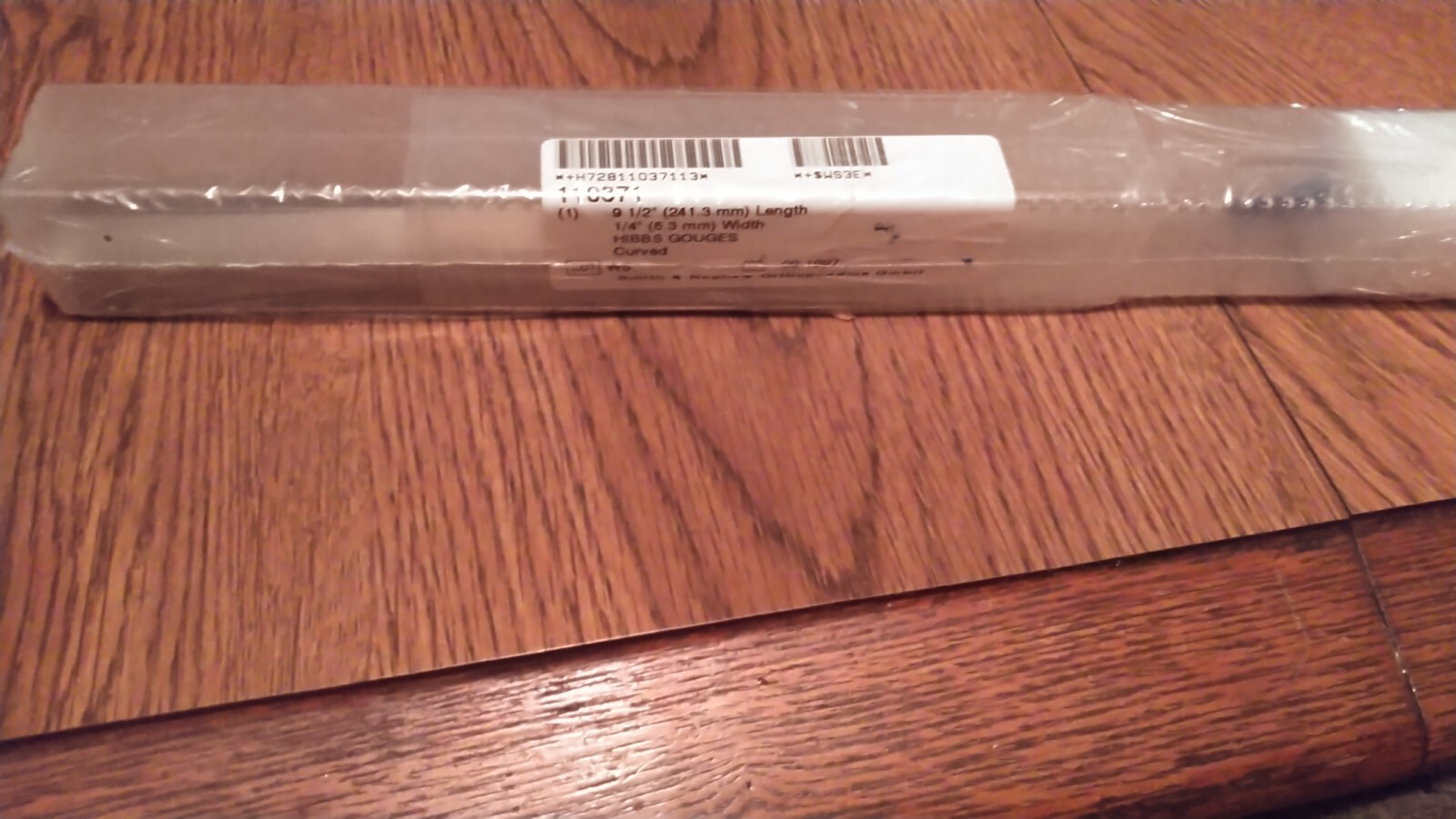 Smith & Nephew Hibbs Gouge 9 1/2″, 1/4″ Wide Curved REF 110371 NEW IN PACKAGE