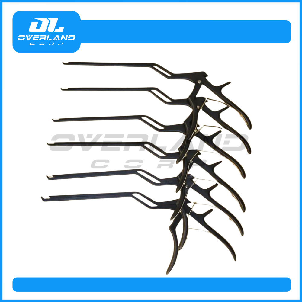 Kerrison Bayonet Bone Spine Rongeurs German Set of 6 Pcs Orthopedic Instruments