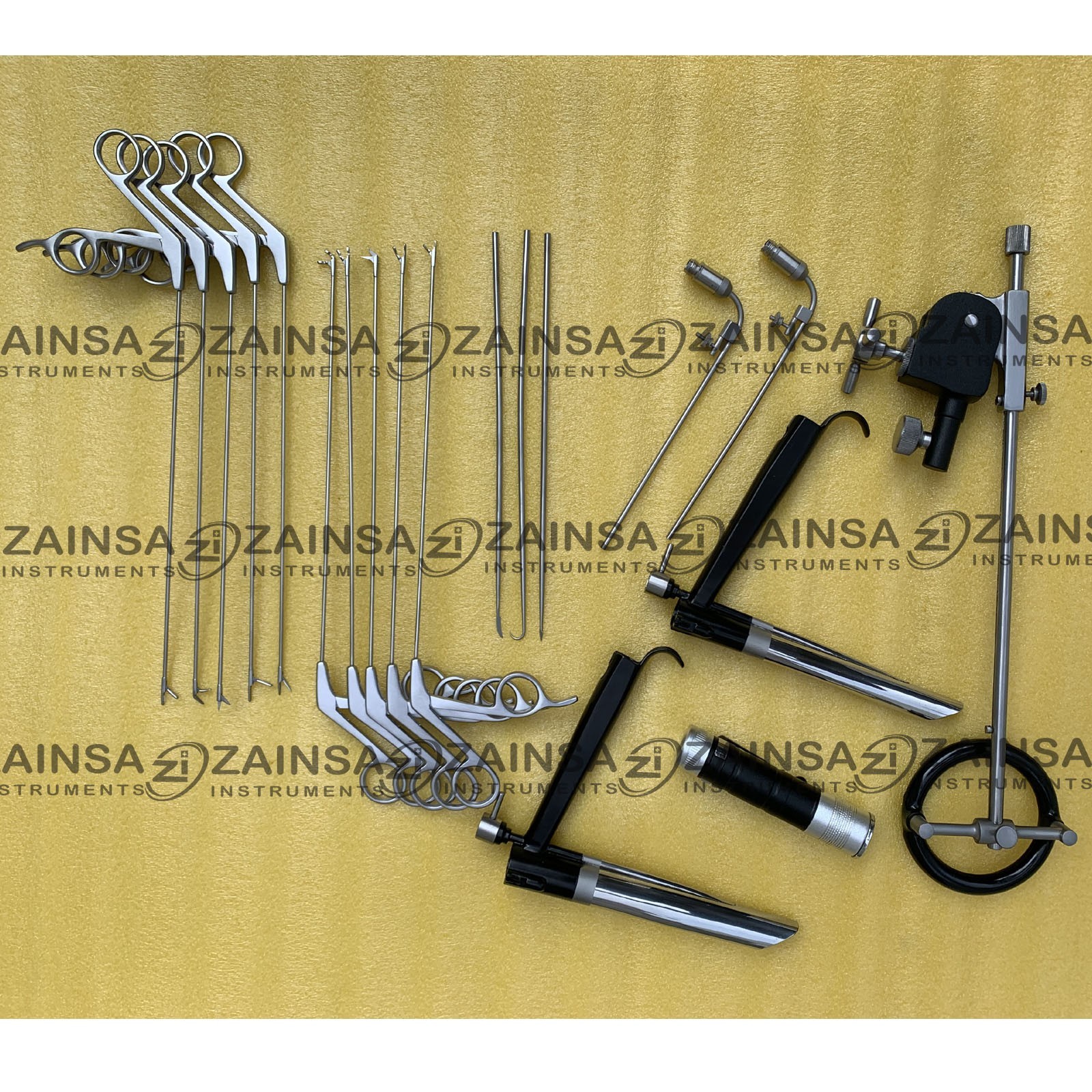 Pedestal Laryngoscope Set Micro Laryngeal Surgery ENT Endoscopic Set