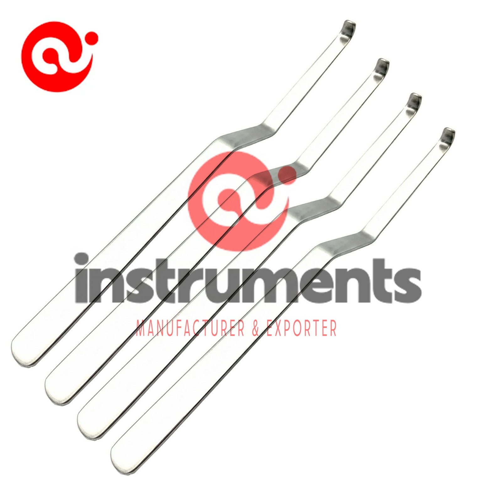 OR Grade Love Nerve Root Retractor Bayonet 21 cm 4 PCs Surgical Instrument Ai