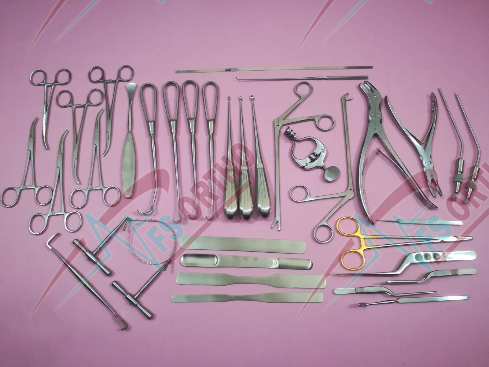 Basic Craniotomy Set of 40 Pcs Surgical Orthopedic Instruments Good Quality