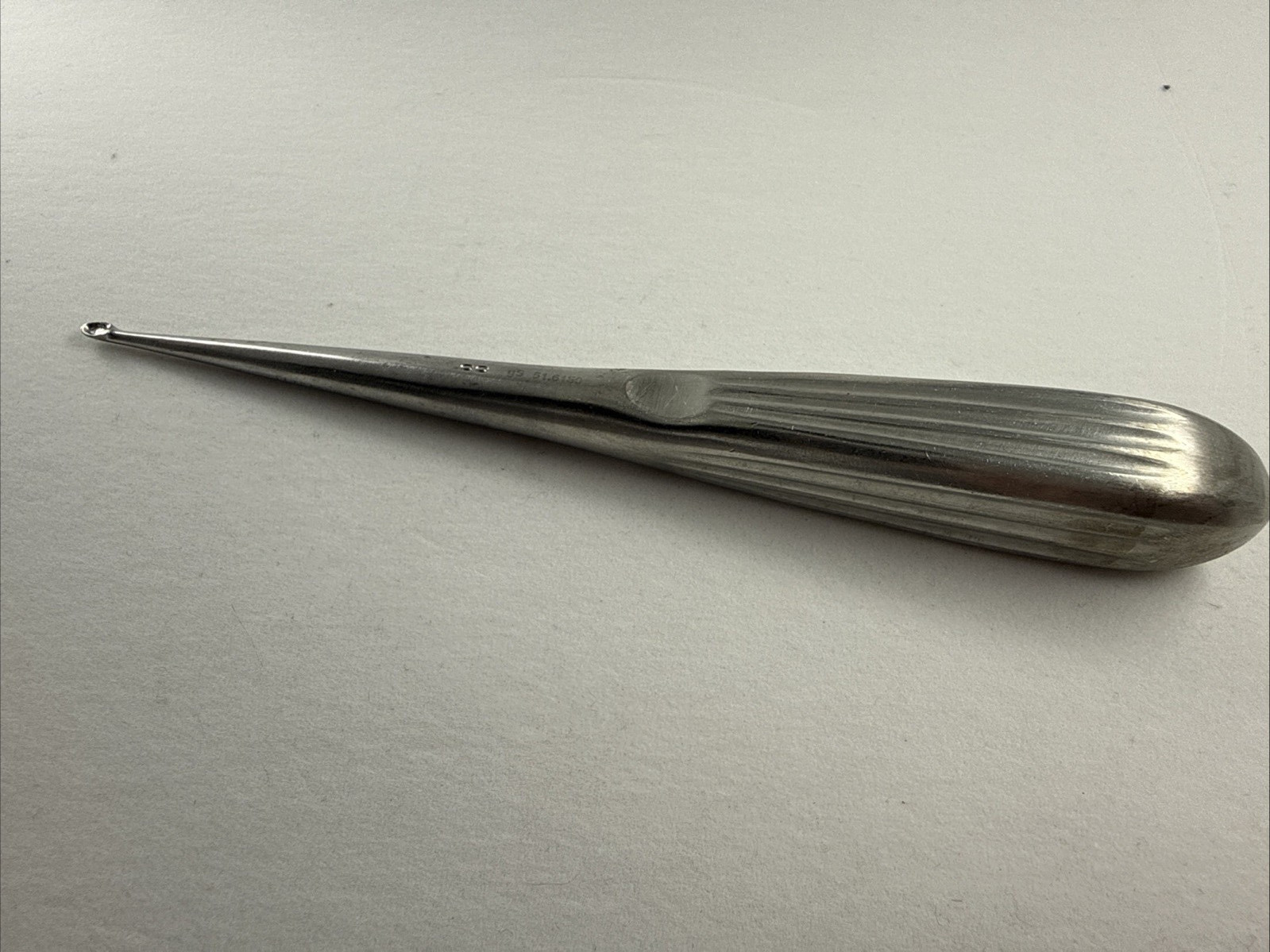 gSource Brun Curette 7″ Hollow Handle Straight Oval #2/0 gS 51.6150