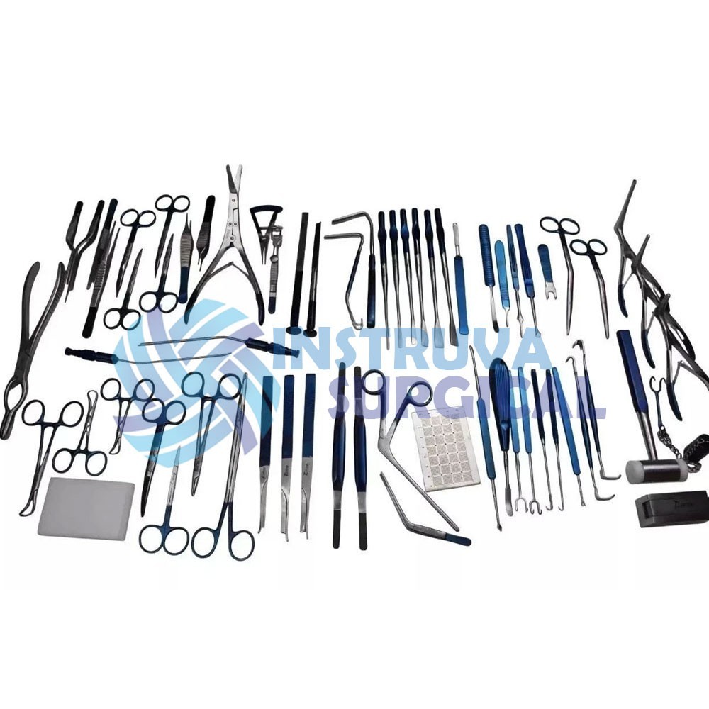 New Rhinoplasty Instruments Set Titanium Coated Nose Surgery Quality With Box