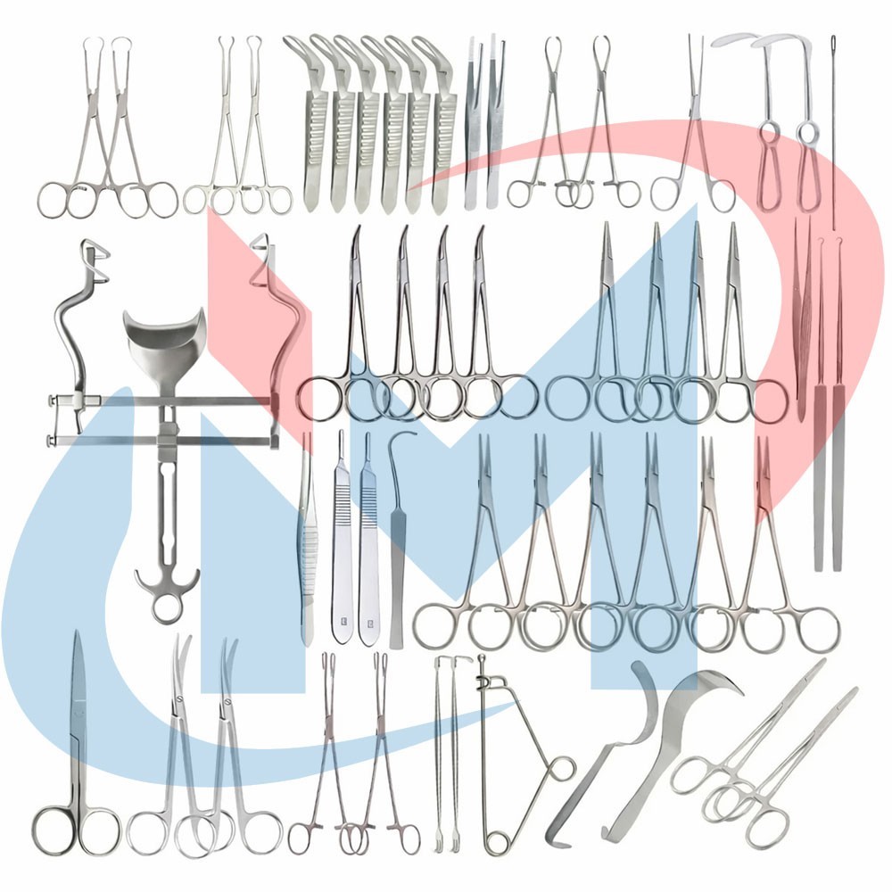 Laparotomy Set of 57 Pcs in the abdomen surgery Set Surgical Instruments