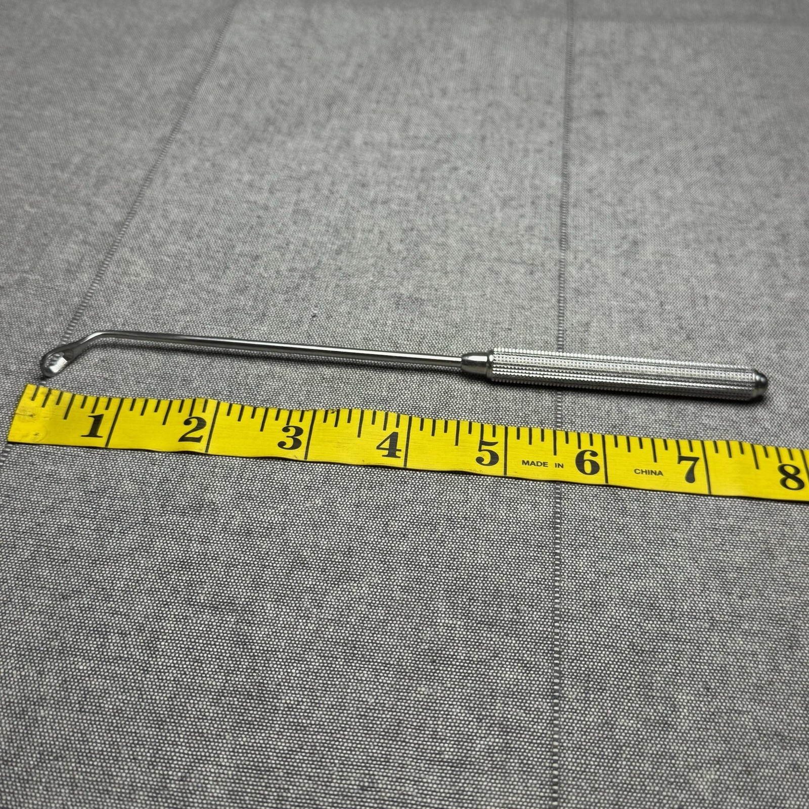 Jarit 400-302 Stainless Surgical Hook Instrument Knurled Handle Germany Tool
