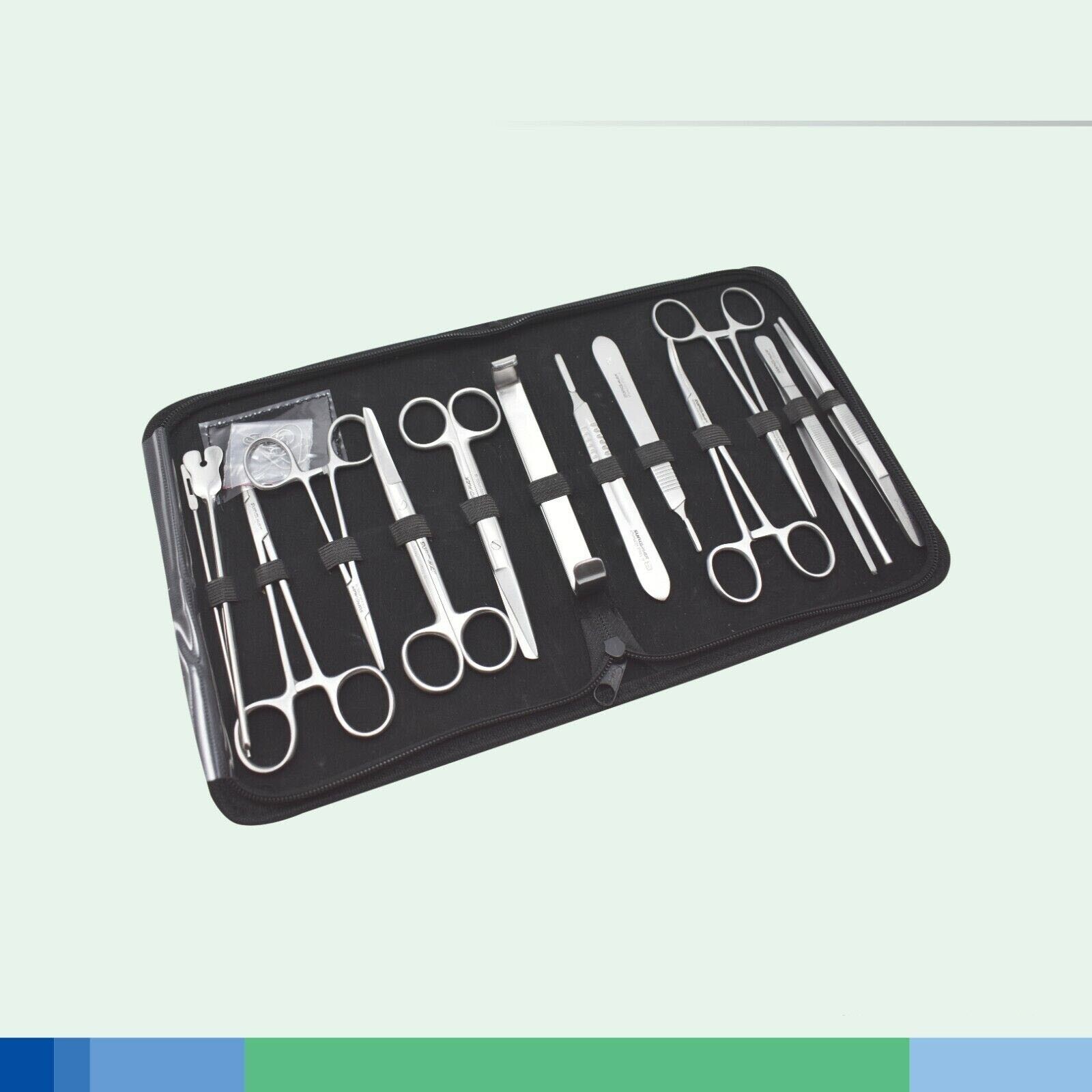 DISSECTING KIT 14 PCS STUDENT ANATOMY INSTRUMENTS MEDICAL SURGICAL LAB | TETRA