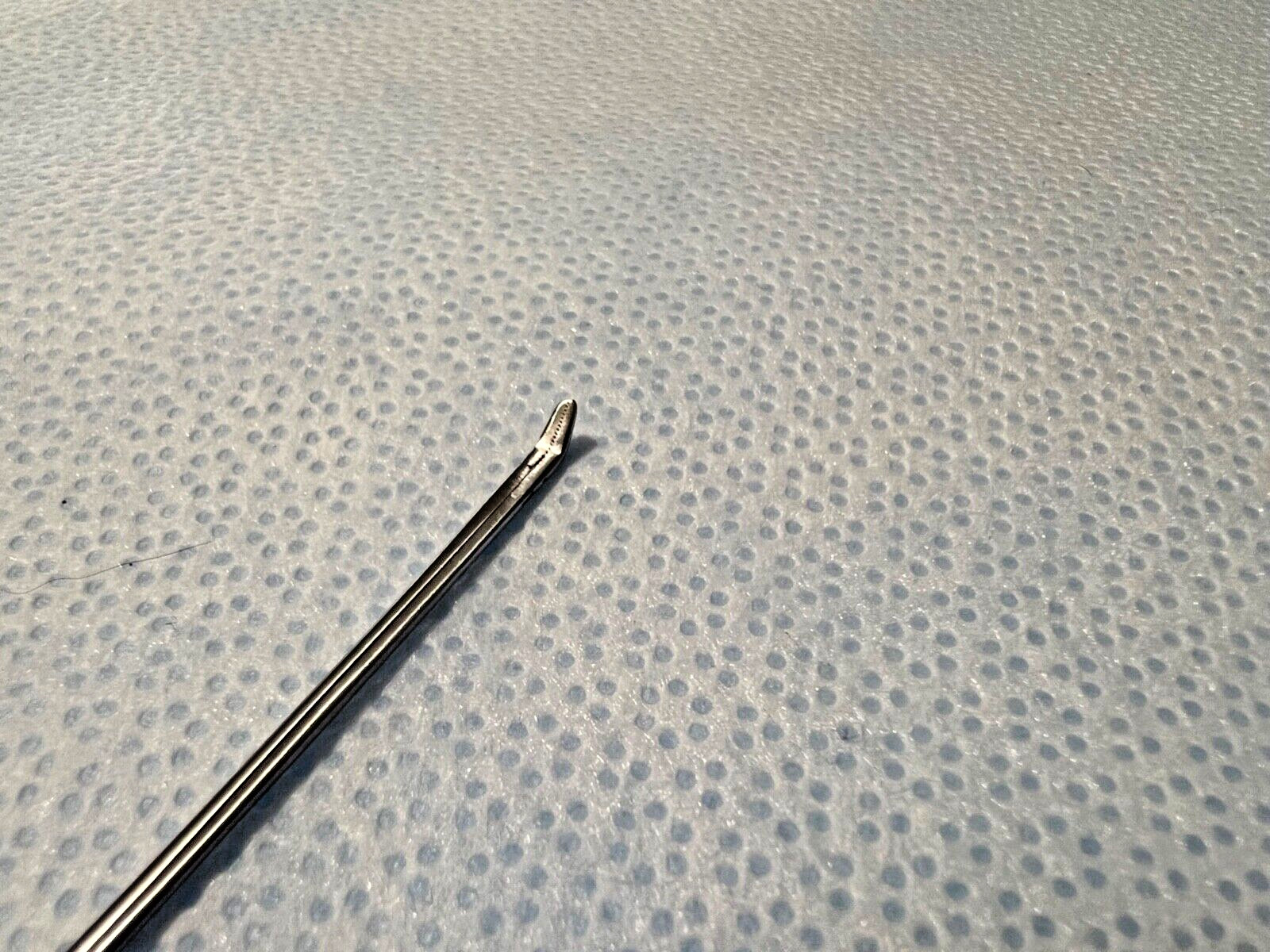 Millennium 2-169148 Surgical Alligator Nasal Forceps, Serrated Curved Right ENT