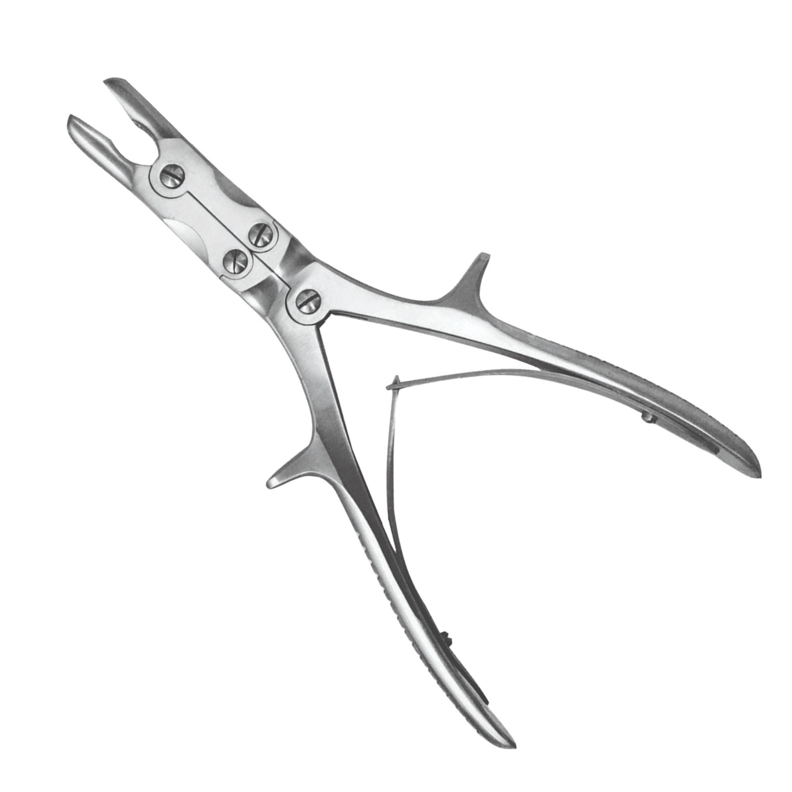 Ruskin Bone Rongeur 9″ Curved 5mm Bite Double Action Stainless Dental Procedure