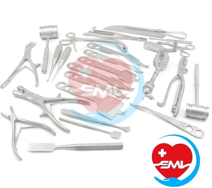 Orthopedic Retractor Bone Drill Saw Surgical Surgery Instruments Set Of 29 Pcs