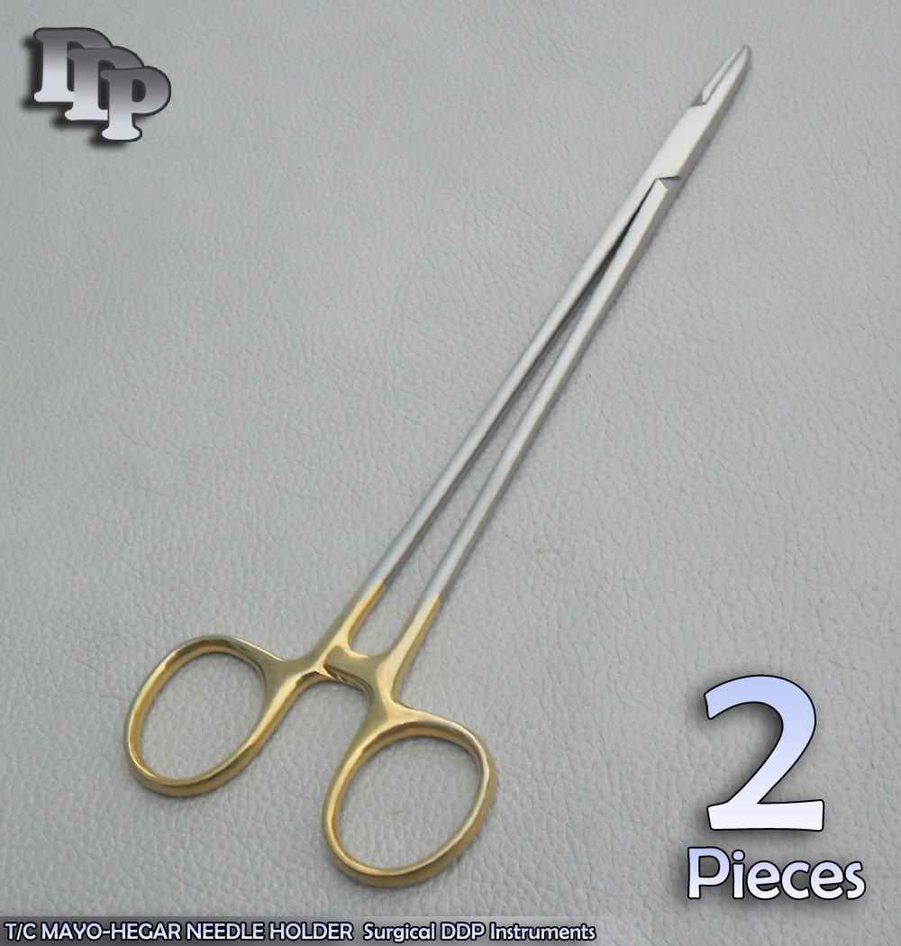2 Pieces Of T/C MAYO-HEGAR NEEDLE HOLDER 9″ Surgical Instruments
