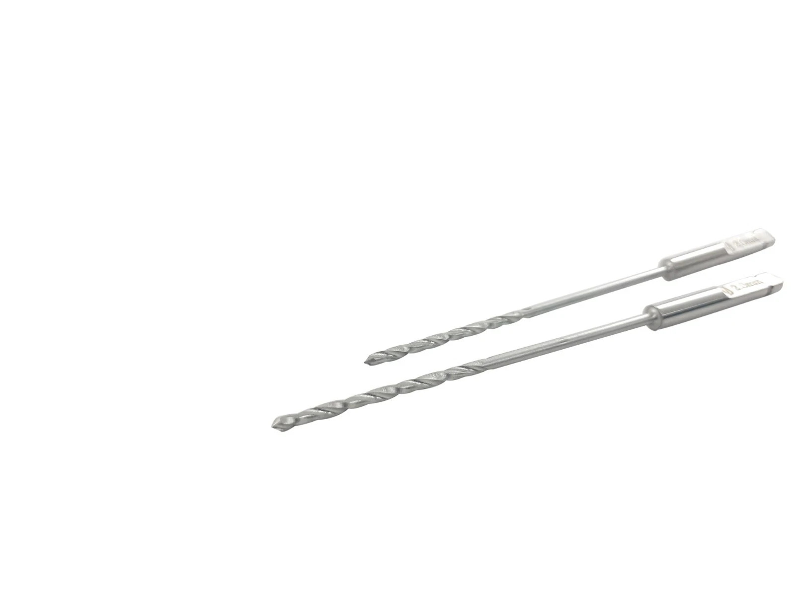 Quick Coupling Drill Bit (1.1mm,1.5mm & 2.0mm)x100mm Set of 6pc Veterinary SS