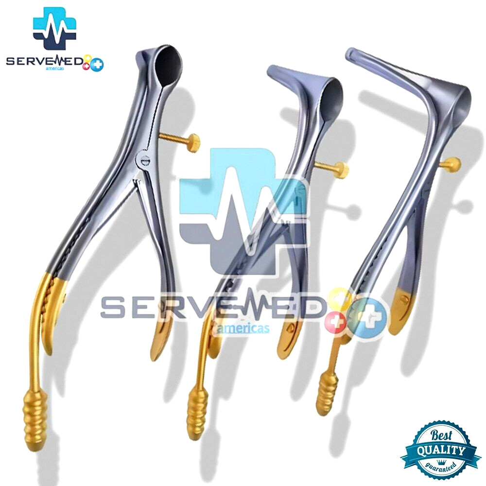 German Killian Nasal Speculum 90mm Blade with Suction Tube Stainless Steel A+