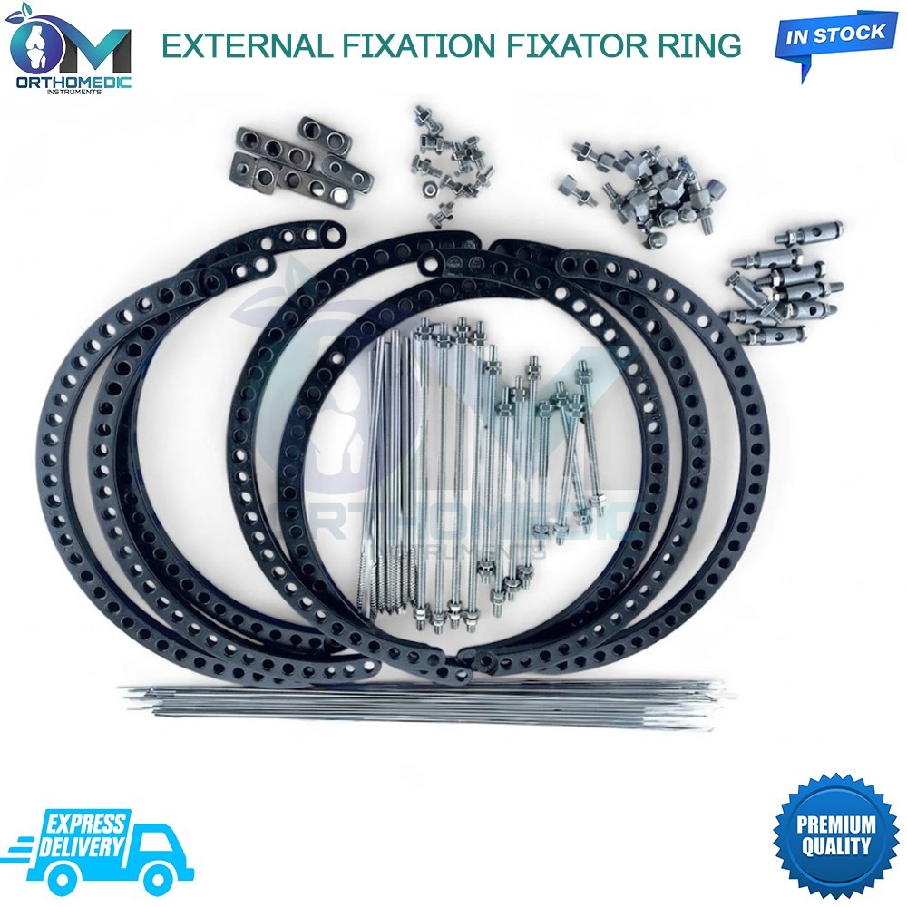 EXTERNAL FIXATION FIXATOR RING- 240mm For TIBIAL FEMUR FRACTURE 2p