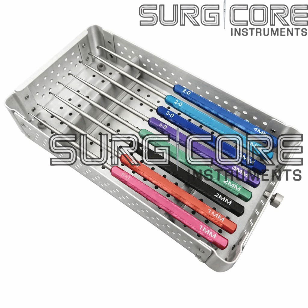 Cervical Curette German MIS Spine Curettes Neuro Orthopaedic Spine Set Wit Box